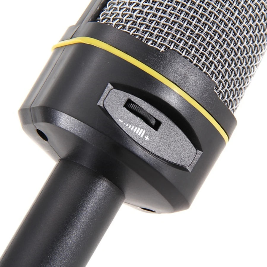New Condenser Microphone Professional 3.5mm Wired Studio Capacitive Mic With Tripod Stand SF920 for PC Computer Recording