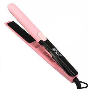 Professional Hair Straightener Keratin Treatment Wide Plate 500°F Hair Flat Irons For Frizzy Hair Recovers Damage 110-240V