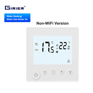 GIRIER Smart WiFi Thermostat for Electric Heating Water/Gas Boiler Programmable Temperature Controller Works Alexa Hey Google