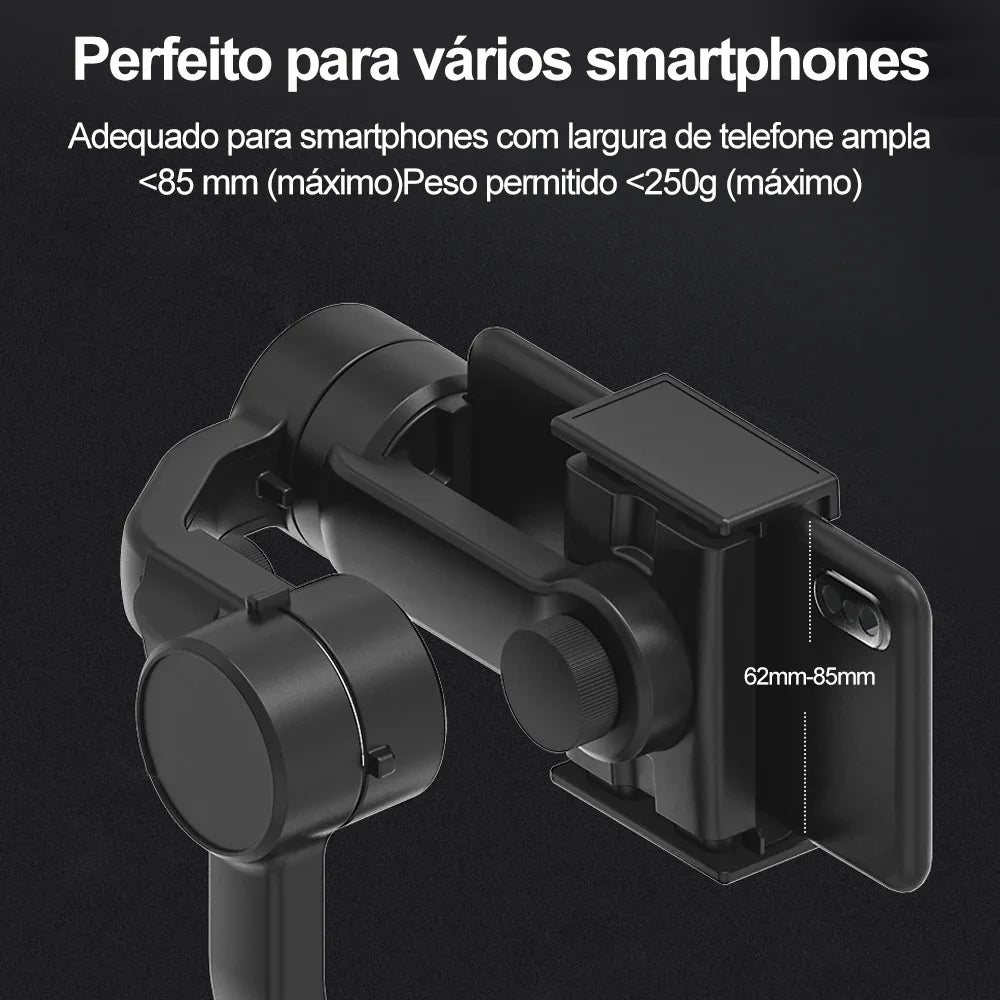 F8 Handheld 3-Axis Gimbal Phone Holder Anti Shake Video Record Stabilizer for HUAWEI Xiaomi iPhone Smartphone Gimbal Stabilizer - Stereotech