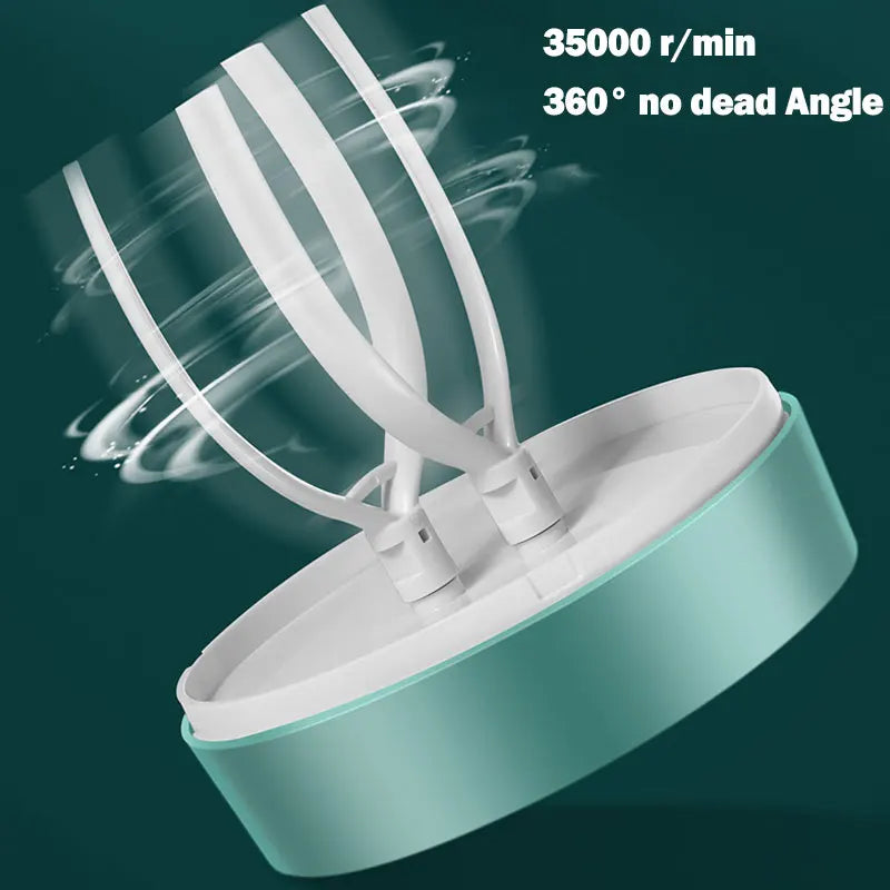 Electric Milk Frother Household Automatic Whisk Whipped Cream Mixer USB Rechargeable Food Blender Whisk Wireless Stand Mixer - Stereotech