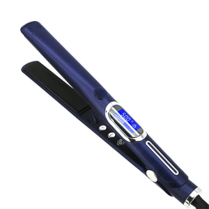 Professional Hair Straightener Titanium Plate Fast Heat Up 500F Flat Iron 2 in 1 Straightener and Curler Styling Tool