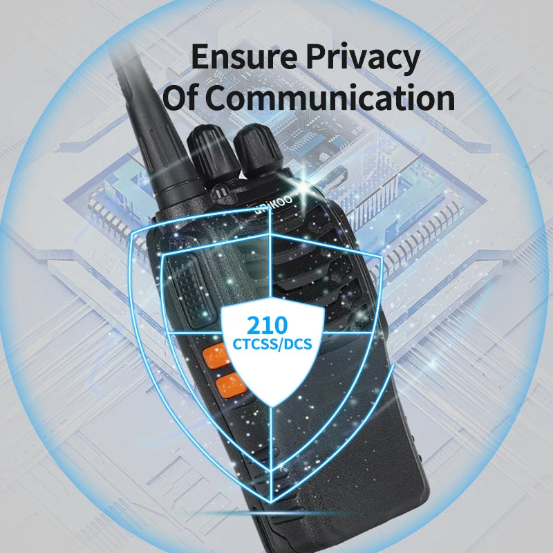 4 PCS UNIKOO UK226 Long Range communication Walkies Talkies FRS Set Two Way Ham Radios UHF Walkie Talkie transceiver For camping