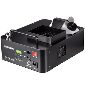 1500W Fog Machine DMX RGB 3 in1 24 LED Vertical Stage Smoke Machine With Remote Contol For Halloween Party Wedding Smoke Effect
