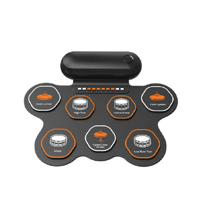 Portable Electronic Drum Kit for Children's Beginner, Silicone Drum Kit