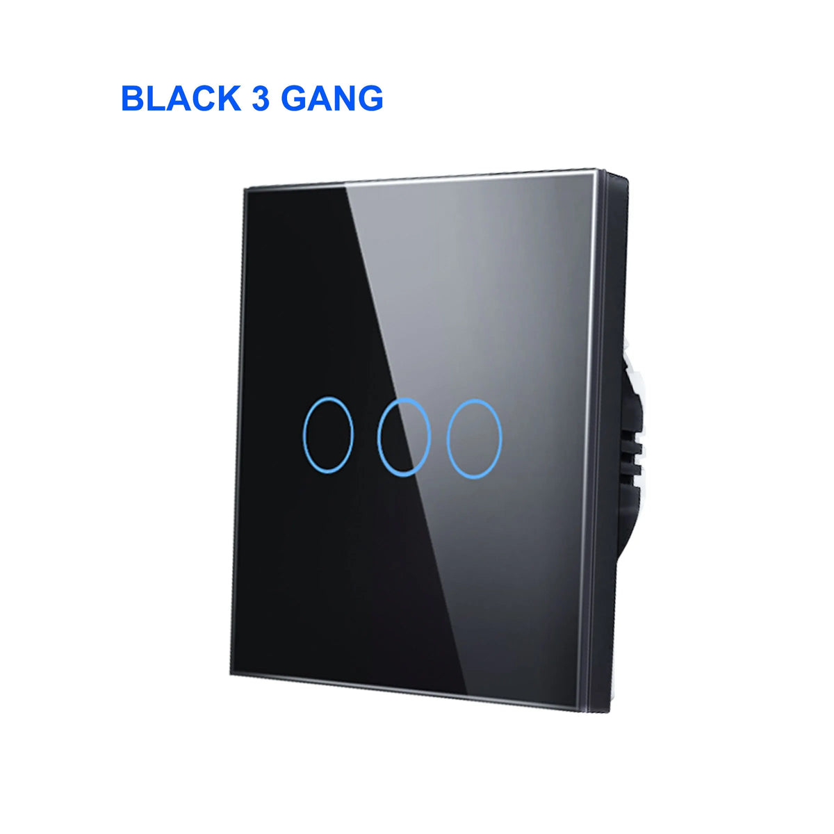 GIRIER Tuya Smart WiFi Light Switch 1/2/3 Gang Smart Touch Wall Switches EU Works with Alexa Google Home, Neutral Wire Optional