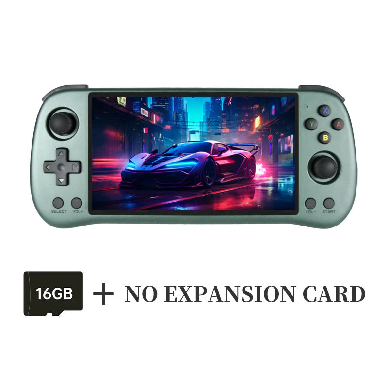 POWKIDDY X55 5.5 INCH 1280*720 IPS Screen RK3566 Handheld Game Console Open-Source Retro Console Children&#39;s gifts