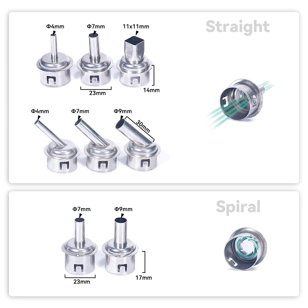 YIHUA 959D-II 700W Easy Plug-pull Nozzles Hot Air Gun Rework Soldering Station Phone Repair Welding Tools