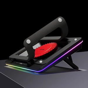 IETS GT600 Gaming Laptop Cooling Stand, for 14", 16", 18" to 19" Notebooks, 5.5-inch Turbofan, 7-level Adjustable Heights