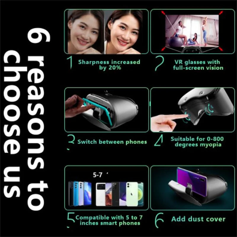 Original VRG X7 VR Virtual Reality VR Glasses Box Google Cardboard VR Headset Helmet 3D GLASSES for IOS Android 5-7&quot; Smartphone