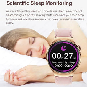 Xiaomi 2024 New Watch For GT4 Mini Smart Watch Women AMOLED NFC GPS Heart Rate Clock BT Call IP68 Waterproof Lady Smartwatch+Box