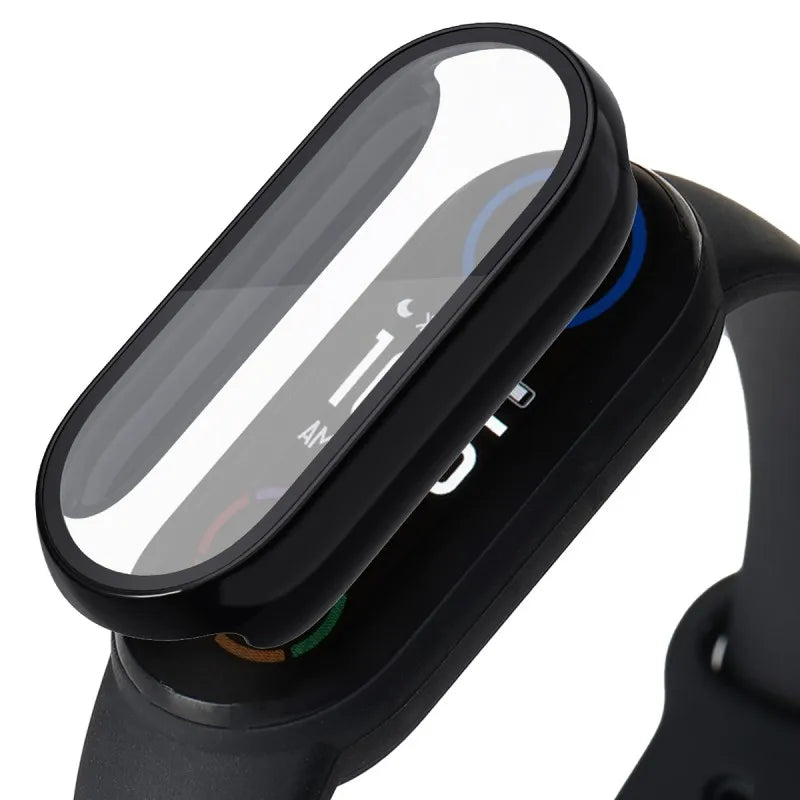 Watch Protective Film with Case for Xiaomi Mi Band 6 5 4 3 Smart Watchband Bracelet 3D Full Screen Anti-Scratch Protector Films