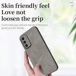 Luxury Leather Texture Silicone Case for Samsung Galaxy A15 A25 A35 A55 A05 A05S 5G SheepSkin Back Cover