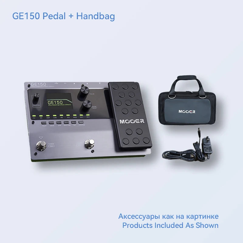 MOOER GE150 Guitar Pedal Multi-effects Amp OTG  Looper 151 Effects Tap Tempo Guitar Accessories