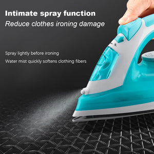 Electric Iron Portable Mini Garment Steamer Steam Iron For Clothing Iron Adjustable Ceramic Soleplate Iron For Ironing Sonifer - Stereotech