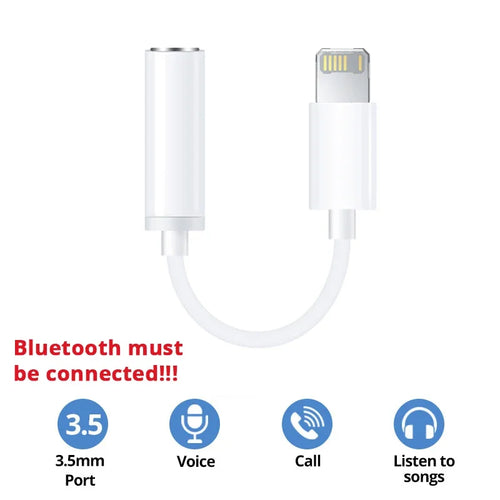 Jack AUX Cable for iPhone14 13 12 11 8 7 - Stereotech
