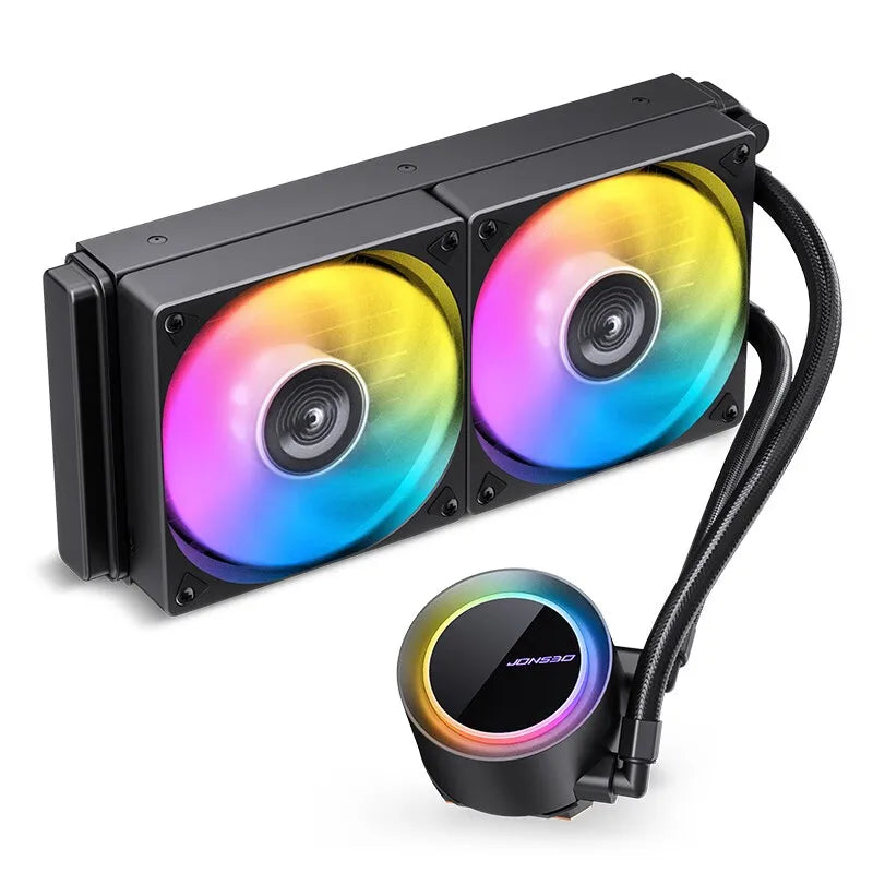 JONSBO TG-240 Liquid Cooler PWM ARGB Water Cooling Fan 240mm Integral Water Cooling Radiator For LGA2011 115X 1200 1700 AM4 AM5