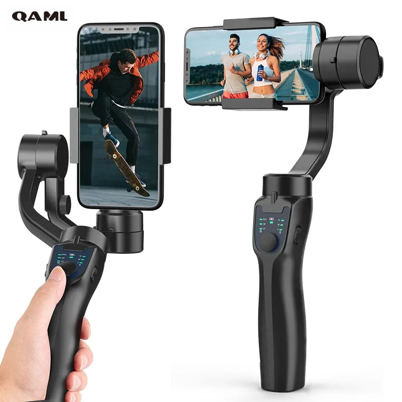 F8 Handheld 3-Axis Gimbal Phone Holder Anti Shake Video Record Stabilizer for HUAWEI Xiaomi iPhone Smartphone Gimbal Stabilizer - Stereotech