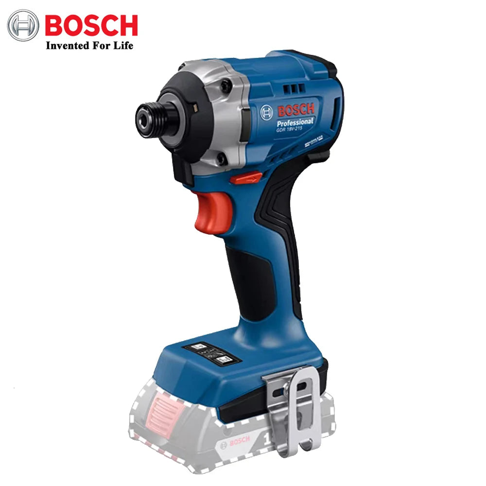Bosch GDR 18V-215 Professional 18V Cordless Impact Driver 1/4&quot; internal hexagon Electric Screwdriver 215 Nm
