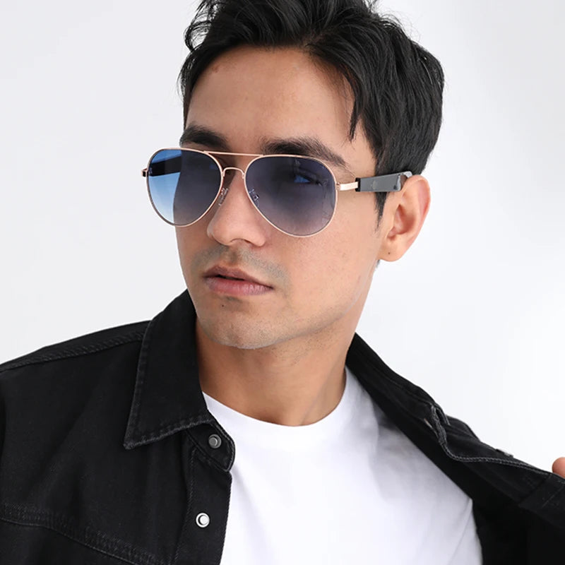 Bluetooth Sunglasses Smart Audio Glasses Nylon Lenses Dual Speakers Support Bluetooth Calls Music Eyeglasses For Men Women