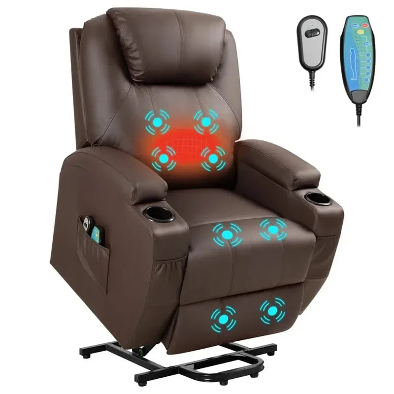 Helping The Elderly Sofa Sofas Living Room Sectional Electric Recliner Set Furniture Gaming Relax Armchair Theater Seating Power