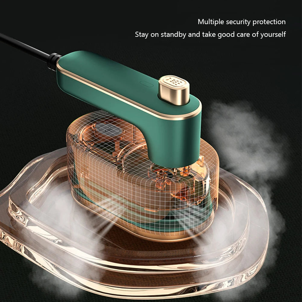 Professional Mini Steam Iron Handheld Portable Garment Steamer Dry Wet Clothes Ironing Machine Home Travel Electric Steam Iron - Stereotech