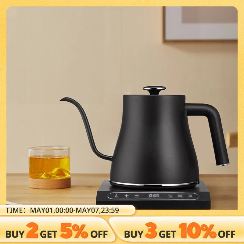 Electric Gooseneck Coffee And Tea Kettle - Stereotech