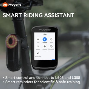 Magene C506 GPS Bike Computer Navigation WiFi Speedometer Color Touchscreen MTB Road Bicycle Odometer Cycling Training Notice