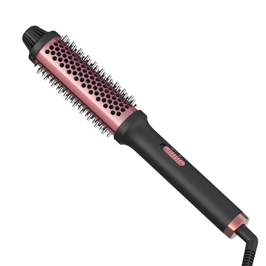 Dual-Use Home Hair Straightening Brush Infrared Curling Iron Two-In-One Non-Damaging Hairdressing Tool Versatile Hair Care