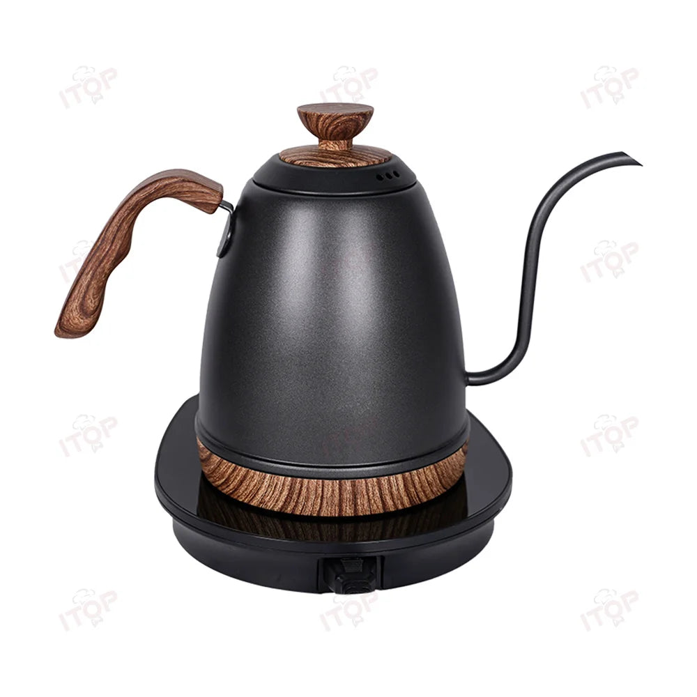 ITOP POK Artisan Electric Gooseneck Kettle to-the-degree Temperature Control Heating Kettle Electric Pour-Over Kettle - Stereotech