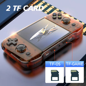 BOYHOM R46S Retro Handheld Video Game Console Linux System 4.0inch IPS Screen Portable Handheld Video Player Best Children gift