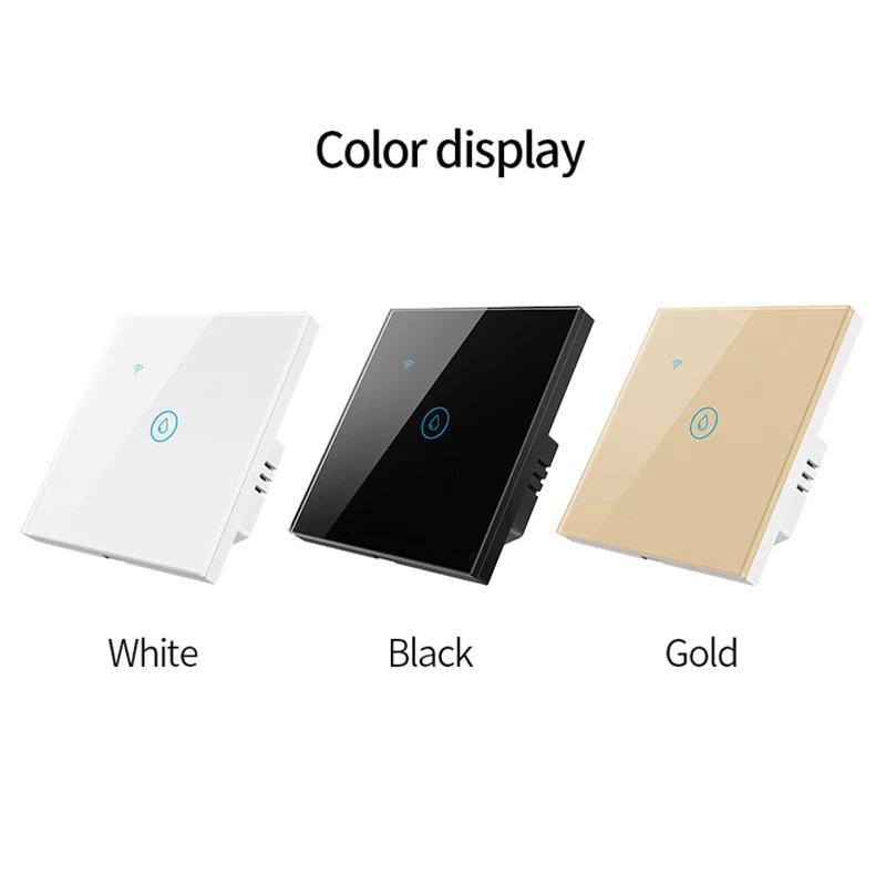 Homekit 20A Wireless Touch Wall Boiler Water Heater Switch  Electrical Light Smart Life For Google Home Alexa - Stereotech