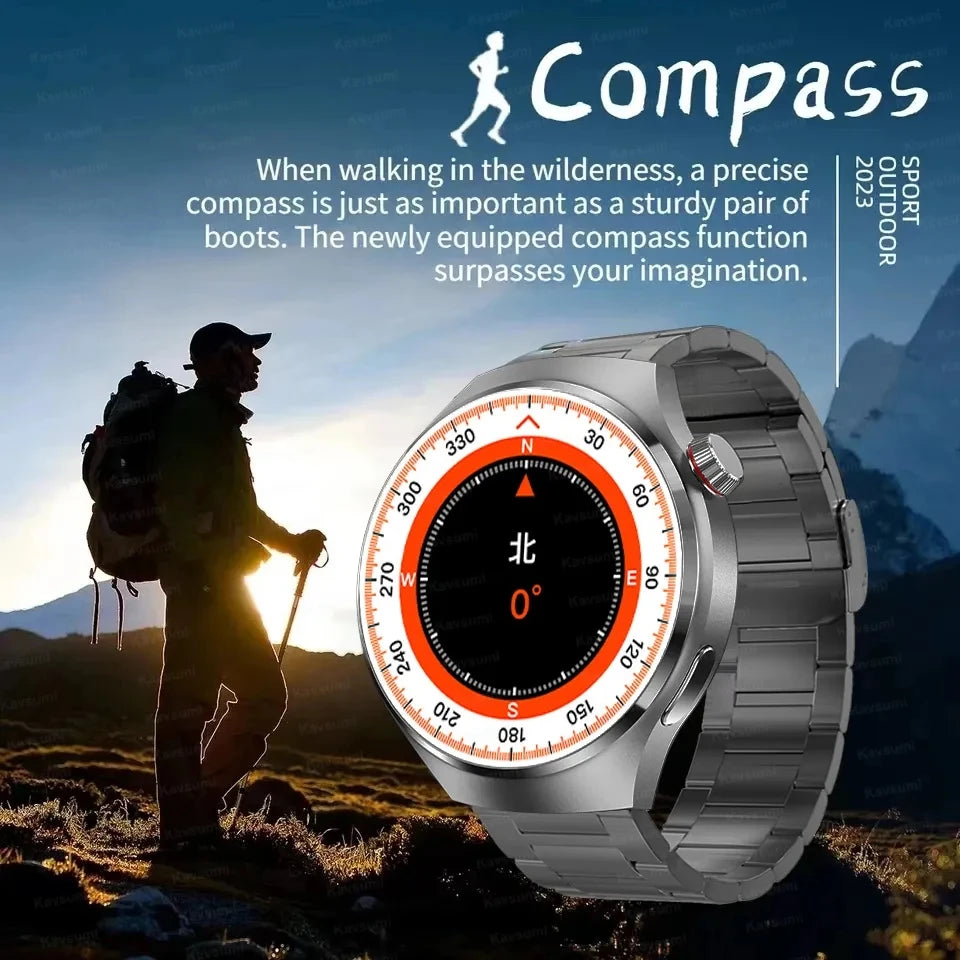 GPS NFC Smart Watch For Men - Stereotech