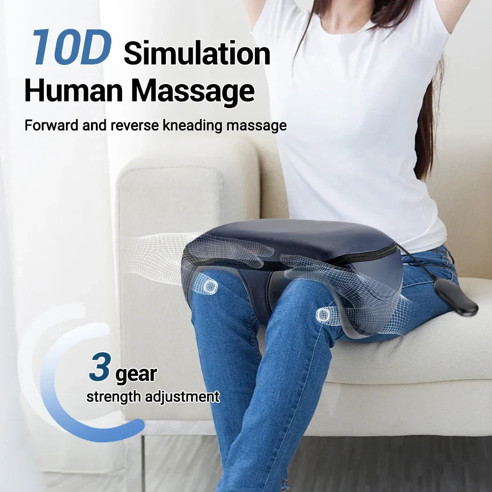 Electric Foot Massage Intelligent Calf Massage Device Kneading Massage Foot Care Hot Compress Deep Relaxation Relieve Fatigue - Stereotech