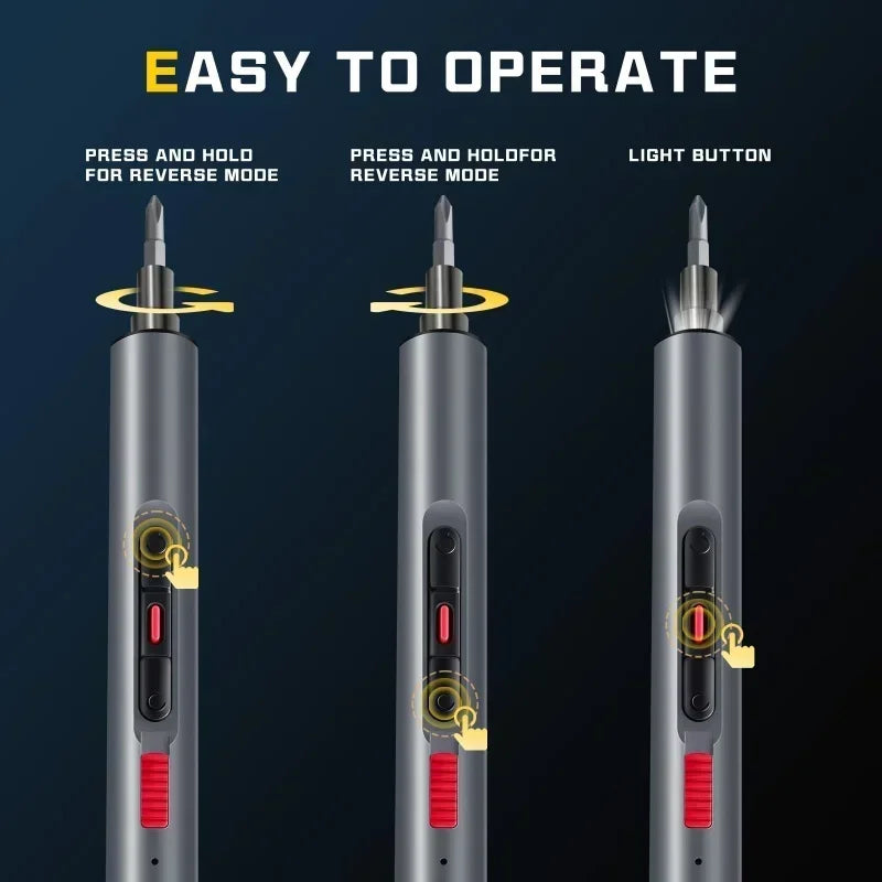 CreationSpace Mini Drill Screwdriver Kit 29/42 in 1 Precision Screwdriver 3 Torque Magnetic Screwdriver Household Repair Tools