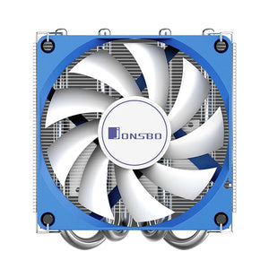 JONSBO HP-400 CPU Radiator Aluminum Alloy 9CM Fan Press Down 4 Pipes Thin Heat Sink