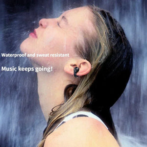 NEW Bluetooth 5.3 Wireless Bone Conduction Headphones T75 Clip Ear Music Noise Canceling Headset HD Call Sports Gaming Earphone - Stereotech