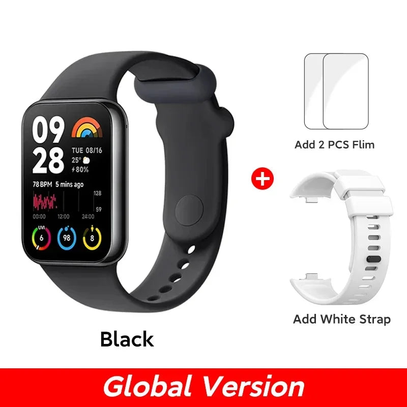 Xiaomi Mi Band 8 Pro Global Version Smart Wristband1.74&quot; Color Square AMOLED GNSS Blood Oxygen Heart Rate Monitor Bluetooth 5.3