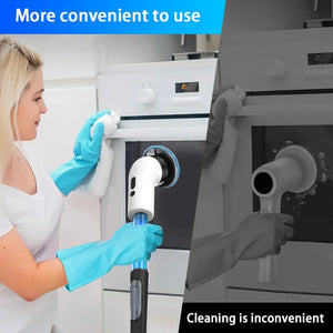 Xiaomi 9-in-1 Wireless Electric Cleaning Brush Multifunctional Rechargeable Bathroom Automatic Rotating Cleaning Machine Home