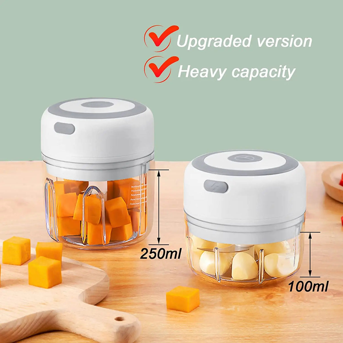 Electric Mini Garlic Chopper - Stereotech