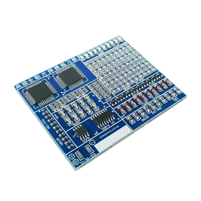 SMT SMD Electronic Component Welding Practice Board Soldering DIY Kit Resitor Diode Transistor By start Learning Electronic