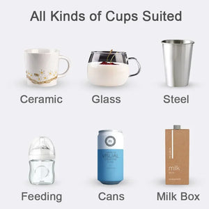 New Smart Coffee Mug Cup Warmer for Office Home with Three Temperature Settings Auto-on/off Waterproof Thermostatic Heat Cup Pad