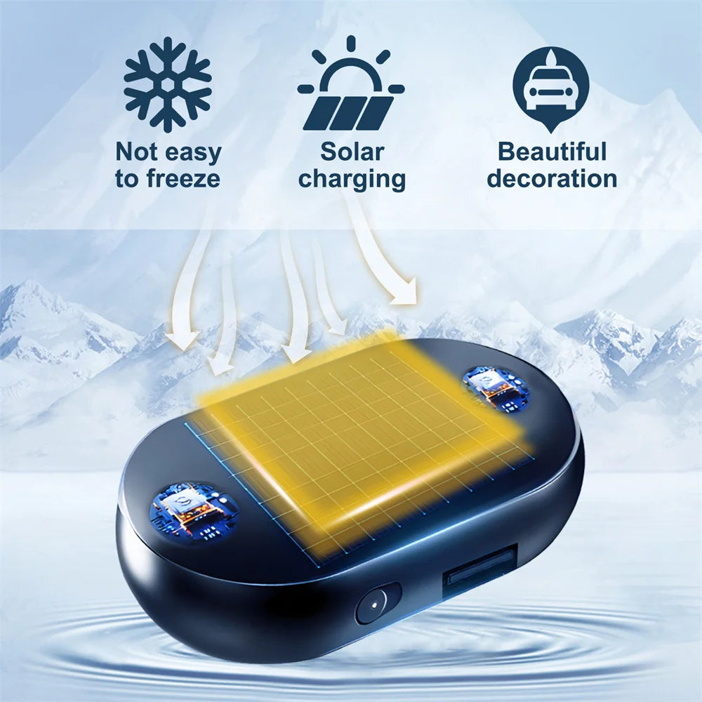 Electromagnetic Molecular Interference Antifreeze Car Solar Energy Snow Plow Car Multifunction Practical Save Snow Removal Tool
