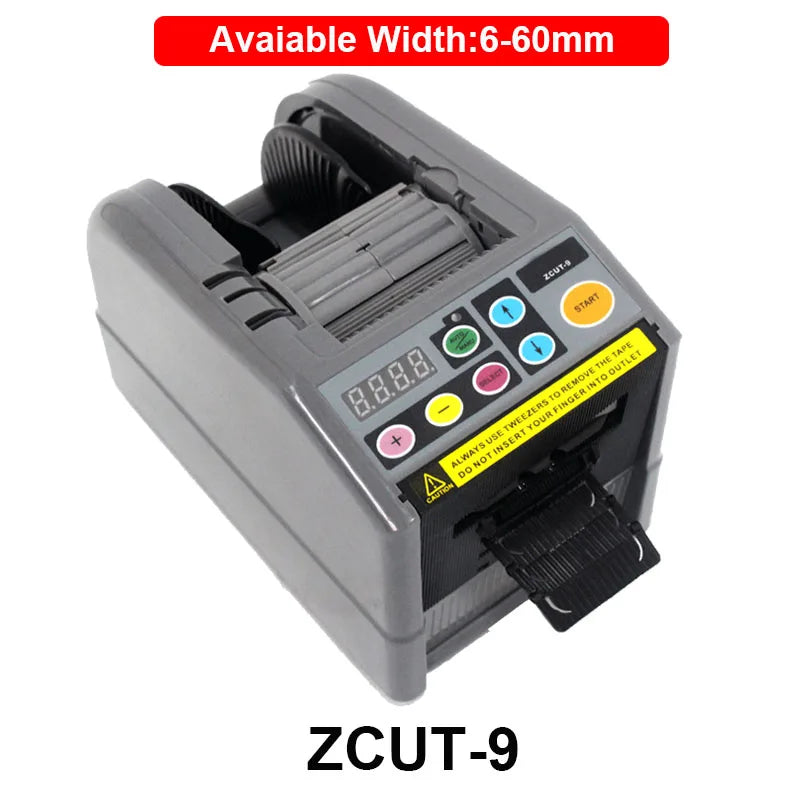 ZCUT-9 Automatic Tape Dispenser Electric Tape Cutting Machine Auto Adhesive Tape Cutter Packing Tools Masking Paper Dispenser