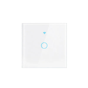 WiFi Smart Switch EU Neutral Wire/No Neutral Wire Touch Light Switch Works with Alexa Google Home Alice 1/2/3/4 Gang Smart Home