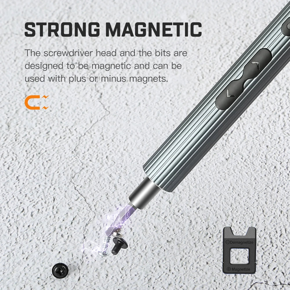 Precision Electric Screwdriver Set 36 in 1 Power Tools Rechargeable Magnetic Mini Small Bits for Xiaomi Mobile Cell Phone Repair