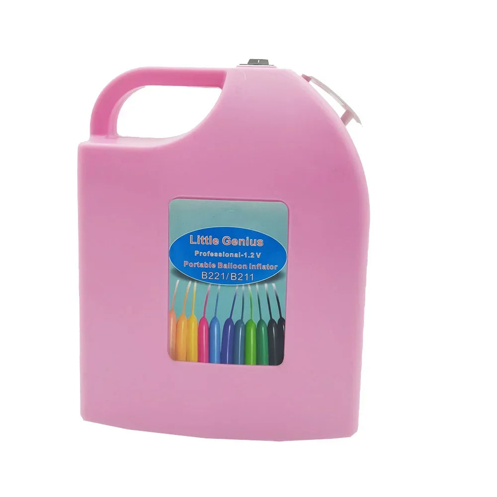 Rechargable Long Balloon Air Inflator Portable Wireless Balloon Air Pump DC12V Electric Balloon Inflator for Party Holiday Decor