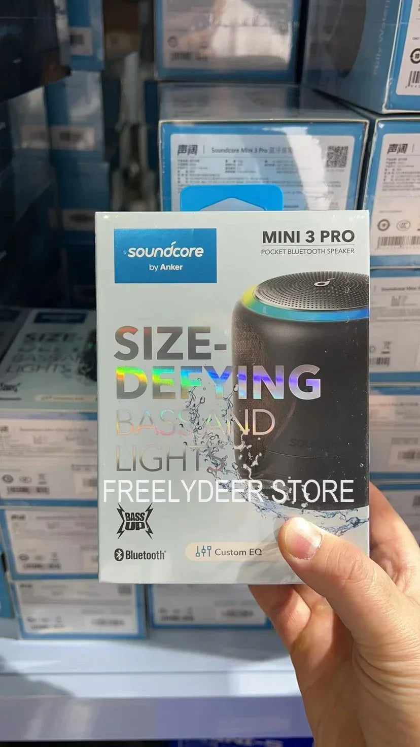 Original Anker Soundcore Mini 3 Pro Speakers A3127 USB-C BassUp Portable Outdoor Sport Waterproof Speaker for Laptop