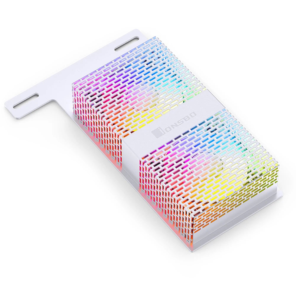 JONSBO NF-2 Memory Heat Sink Dual 5020 Fan DDR4 DDR5 5V 3PIN ARGB RAM Heatsink Cooler PC Memory Cooling Radiator for Computer PC