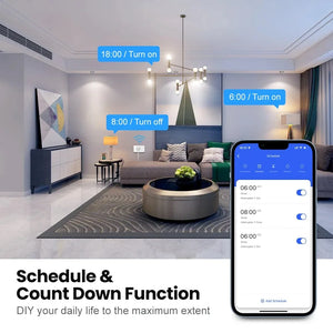Melery Wifi Smart Power Plug AU Adapter Color LED Light Mini Homekit Socket Voice Control Works with Alexa Google Home Tuya App